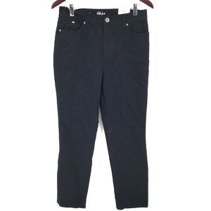 NEW Style & Co Straight table Leg Mid high Rise Jeans pants Black 8 women's